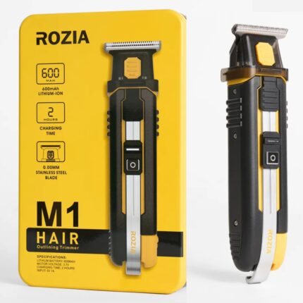 ماكينة حلاقة ROZIA M1 متعددة الاستخدامات ببطارية قوية وتصميم أنيق ومميزات عملية