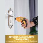مفك براغي كهربائي ALEAPOW - 9 رؤوس، إضاءة LED وشحن USB - الصورة 3