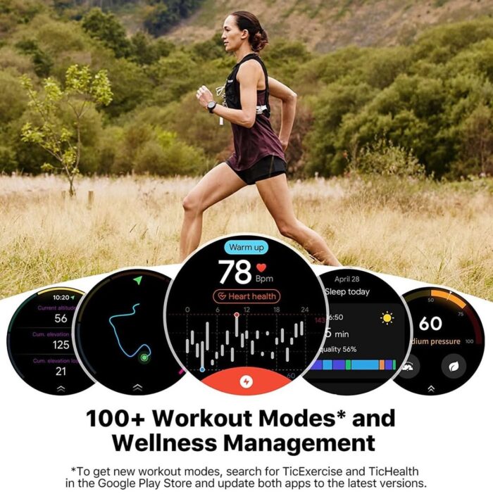 ⁦ساعة Ticwatch Pro 3 Ultra GPS الذكية – معالج مزدوج، تتبع صحي متقدم، وعمر بطارية طويل⁩ - الصورة ⁦5⁩