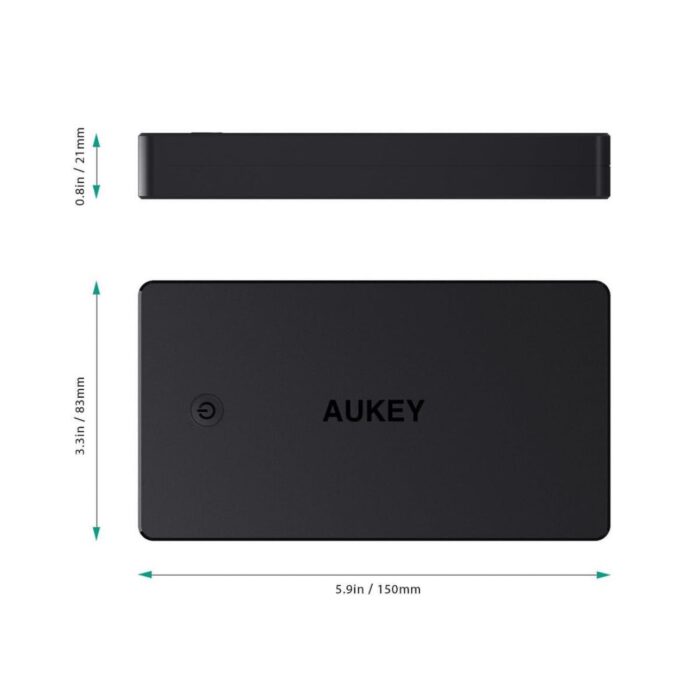 ⁦بنك طاقة AiPower V2 – 20000 مللي أمبير/ساعة مع شاحن مزدوج من Aukey⁩ - الصورة ⁦6⁩