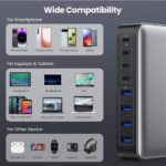 شاحن USB-C 200 واط GaN III – موزع شحن سريع مع 8 منافذ لجميع الأجهزة - الصورة 3