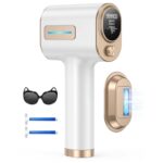 جهاز إزالة الشعر ZKMAGIC IPL – 999,900 ومضة، 9 مستويات طاقة، للرجال والنساء
