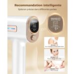 جهاز إزالة الشعر ZKMAGIC IPL – 999,900 ومضة، 9 مستويات طاقة، للرجال والنساء - الصورة 2