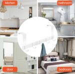 حامل خطافات باب من Newaner تركيب بدون حفر وتصميم عصري للمنزل - الصورة 6