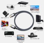 كابل HDMI 4K فائق السرعة بطول 5 متر متوافق مع MacBook Pro وPS5 وXbox وأجهزة التلفاز والشاشات - الصورة 4