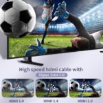 كابل HDMI 4K فائق السرعة بطول 5 متر متوافق مع MacBook Pro وPS5 وXbox وأجهزة التلفاز والشاشات - الصورة 7