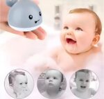 ⁦مجموعة ألعاب الاستحمام التفاعلية للأطفال ألعاب مائية دوارة مع رش الماء وموسيقى⁩ - الصورة ⁦5⁩