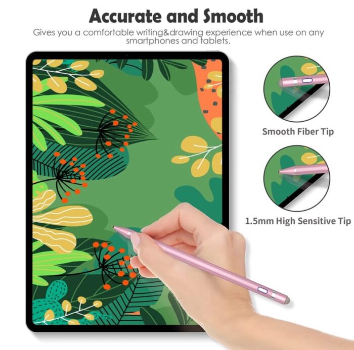 ⁦قلم نشط عالي الدقة للشاشات اللمسية لأجهزة iPhone وiPad وأجهزة Android⁩ - الصورة ⁦2⁩