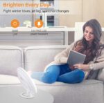⁦مصباح علاج ضوء الشمس الطبيعي 12000 لوكس محمول مع تحكم عن بعد⁩ - الصورة ⁦4⁩