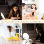 ⁦مصباح علاج ضوء الشمس الطبيعي 12000 لوكس محمول مع تحكم عن بعد⁩ - الصورة ⁦8⁩