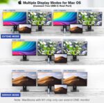 ⁦محطة إرساء USB-C HOPDAY 15 في 1 لشاشات متعددة وشحن سريع لأجهزة الكمبيوتر⁩ - الصورة ⁦4⁩