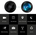 ⁦كاميرا واي فاي صغيرة مخفية بدقة 1080p ببث مباشر صوت وفيديو وتسجيل لاسلكي⁩ - الصورة ⁦5⁩