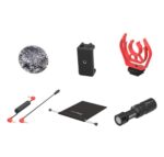 مجموعة ميكروفون DigiPower DP-DM15F عالية الأداء للهاتف والكاميرا وتصوير الفيديو - الصورة 3