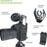 مجموعة ميكروفون DigiPower DP-DM15F عالية الأداء للهاتف والكاميرا وتصوير الفيديو - الصورة 6