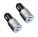 ⁦شاحن سيارة USB مزدوج 2.1A سريع بقدرة ذكية وحماية متكاملة لجميع الأجهزة⁩ - الصورة ⁦2⁩