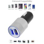 ⁦شاحن سيارة USB مزدوج 2.1A سريع بقدرة ذكية وحماية متكاملة لجميع الأجهزة⁩ - الصورة ⁦6⁩
