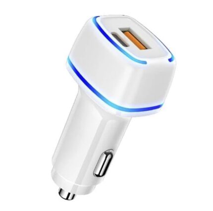 شاحن سيارة Wisko سريع بمنفذي USB-A وType-C بتقنية QC3.0 وPD