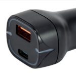 ⁦شاحن سيارة مزدوج 20 واط USB-C وUSB-A سريع وآمن لجميع الأجهزة⁩ - الصورة ⁦3⁩