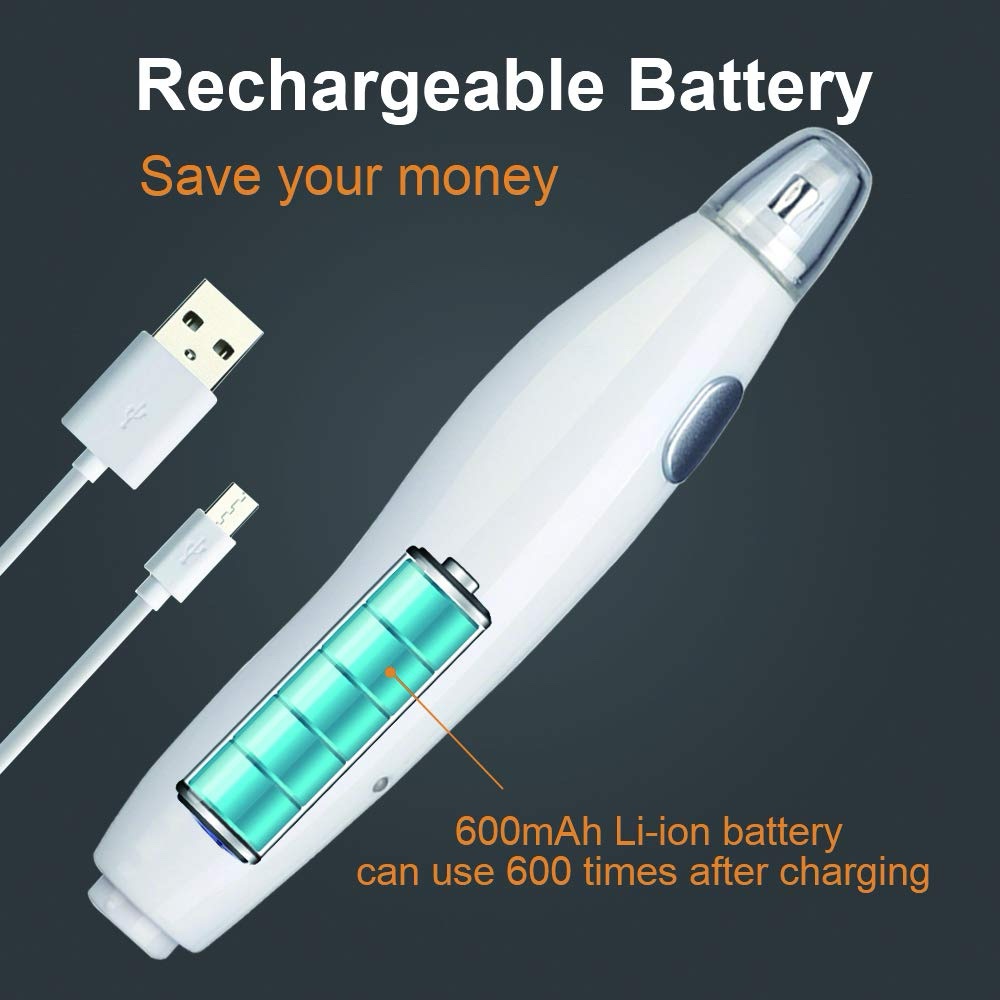 img_7062 ممحاة كهربائية قابلة لإعادة الشحن من أفمات مع 140 إعادة تعبئة وفرشاة للرسم الاحترافي - الصورة 6