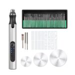 قلم نقش لاسلكي قابل لإعادة الشحن بتصميم محمول ودقة عالية للاستخدام على المعادن والخشب والزجاج