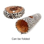 نفق لعب للقطط بتصميم جلد النمر الفاخر من PAWZ Road بطول 126 سم - الصورة 6