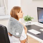 وسادة تدفئة كهربائية لتخفيف آلام العضلات والمفاصل مع عشر مستويات حرارة وإيقاف تلقائي - الصورة 2
