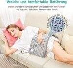 وسادة تدفئة كهربائية لتخفيف آلام العضلات والمفاصل مع عشر مستويات حرارة وإيقاف تلقائي - الصورة 5