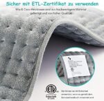 وسادة تدفئة كهربائية لتخفيف آلام العضلات والمفاصل مع عشر مستويات حرارة وإيقاف تلقائي - الصورة 6