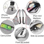 حقيبة ظهر وكتف مضادة للسرقة والماء، خفيفة للرياضة والسفر والاستخدام اليومي - الصورة 6