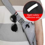 حقيبة ظهر وكتف مضادة للسرقة والماء، خفيفة للرياضة والسفر والاستخدام اليومي - الصورة 2