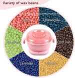 ⁦جهاز تسخين الشمع الكهربائي 400 مل لإزالة الشعر بالحواجب والوجه والساقين 100 واط⁩ - الصورة ⁦3⁩