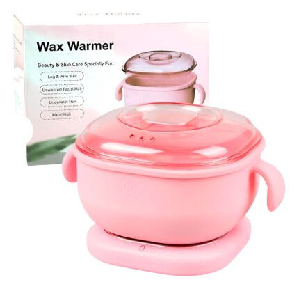 جهاز تسخين الشمع الكهربائي 400 مل لإزالة الشعر بالحواجب والوجه والساقين 100 واط