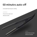 ⁦مكواة شعر روزيا بلاك الاحترافية الخزفية الأيونية بقدرة 40 واط لتنعيم مثالي سريع⁩ - الصورة ⁦2⁩