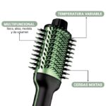 ⁦فرشاة مجفف الشعر أفوكادو ثري دي ثيرابي بقوة 2000 واط لتنعيم وتكثيف الشعر⁩ - الصورة ⁦4⁩