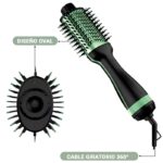 ⁦فرشاة مجفف الشعر أفوكادو ثري دي ثيرابي بقوة 2000 واط لتنعيم وتكثيف الشعر⁩ - الصورة ⁦5⁩