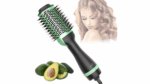 فرشاة مجفف الشعر أفوكادو ثري دي ثيرابي بقوة 2000 واط لتنعيم وتكثيف الشعر