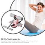 ⁦معدات تمارين الجلوس مع أكواب شفط وعدّ إلكتروني لتمارين البطن والمنزل بسهولة⁩ - الصورة ⁦2⁩