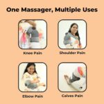 جهاز تدليك حراري واهتزاز للساق والركبة لاسلكي قابل للتعديل لتخفيف الألم - الصورة 4