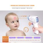 مقياس حرارة بالأشعة تحت الحمراء بدون تلامس بشاشة LCD وقياس سريع - الصورة 3