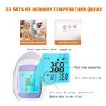 مقياس حرارة بالأشعة تحت الحمراء بدون تلامس بشاشة LCD وقياس سريع - الصورة 6