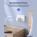 ⁦عبوة مقبسين ذكية PORIK واي فاي تحكم صوتي متوافقة أليكسا جوجل⁩ - الصورة ⁦4⁩