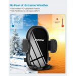 ⁦حامل هاتف سيارة لفتحة التهوية ثابت وقابل للدوران متوافق حتى 6.9 بوصة⁩ - الصورة ⁦6⁩