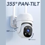 ⁦كاميرا GNCC GK2 خارجية PTZ ذكية 1080P رؤية ليلية ملونة مقاومة للماء⁩ - الصورة ⁦4⁩