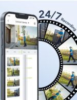 ⁦كاميرا GNCC خارجية 2K ذكية رؤية ليلية ملونة تسجيل مستمر مقاومة للماء⁩ - الصورة ⁦5⁩