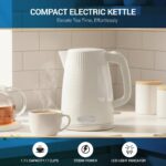 ⁦مجموعة إفطار بيضاء 3 في 1 غلاية محمصة خلاط تصميم أنيق⁩ - الصورة ⁦8⁩