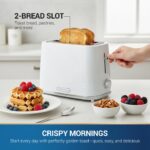 ⁦مجموعة إفطار بيضاء 3 في 1 غلاية محمصة خلاط تصميم أنيق⁩ - الصورة ⁦9⁩