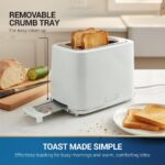 ⁦مجموعة إفطار بيضاء 3 في 1 غلاية محمصة خلاط تصميم أنيق⁩ - الصورة ⁦5⁩