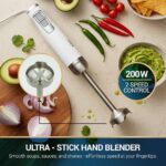 ⁦مجموعة إفطار بيضاء 3 في 1 غلاية محمصة خلاط تصميم أنيق⁩ - الصورة ⁦3⁩