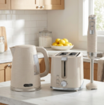 ⁦مجموعة إفطار كريمي 3 في 1 غلاية محمصة خلاط⁩ - الصورة ⁦2⁩