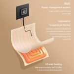 ⁦وشاح تدفئة ذكي قابل للشحن بثلاث مستويات حرارة⁩ - الصورة ⁦2⁩